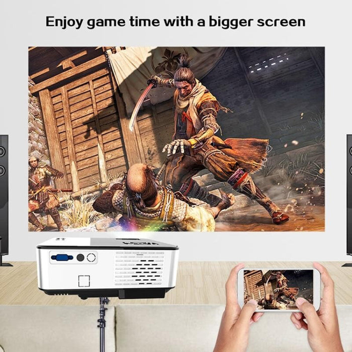 C9 1920X1080P Hd Android Smart Projector Supports Hdmi X 2 / Usb X 2 / Vga / Av