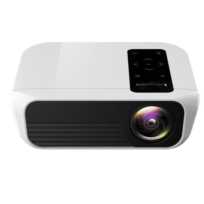 T500 1920X1080 3000 Lumens Mini Led Projector Home Theater Supports Hdmi & Av & Vga & Usb & Tf Standard Version White