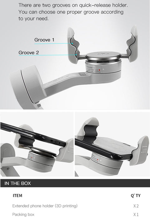 Handheld Gimbal Quick Release Magnetic Buckle Clamp