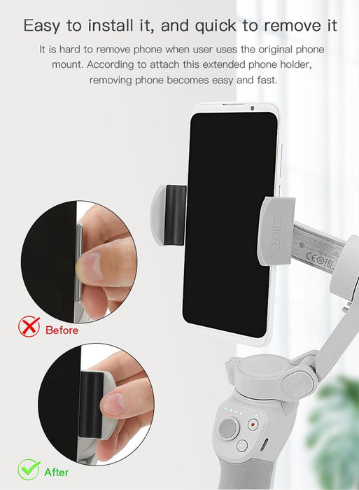 Handheld Gimbal Quick Release Magnetic Buckle Clamp