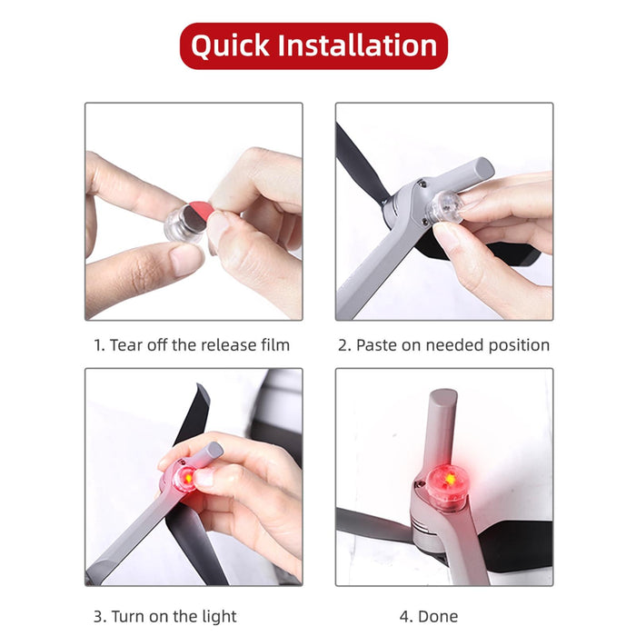 2 Night Strobe Led Light for Dji Mavic Mini / Air Fpv - Pack