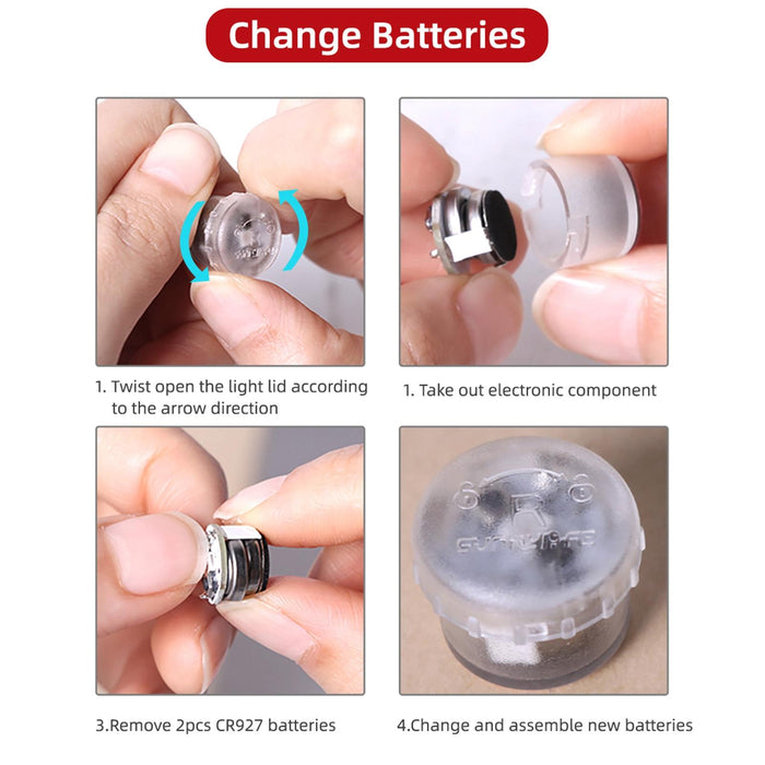 2 Night Strobe Led Light for Dji Mavic Mini / Air Fpv - Pack