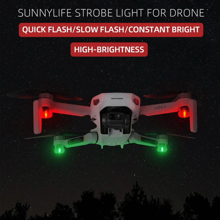 2 Night Strobe Led Light for Dji Mavic Mini / Air Fpv - Pack