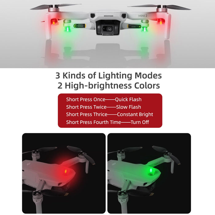 2 Night Strobe Led Light for Dji Mavic Mini / Air Fpv - Pack