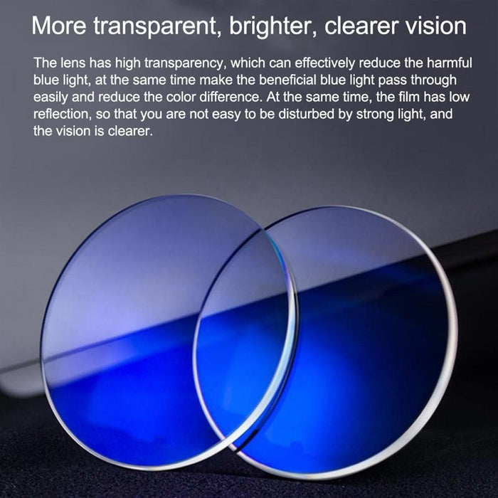 2 Pcs Myopia Glasses Lens Vision Correction Aspherical