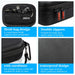 Diamond Texture Pu Leather Storage Bag For Dji Mic