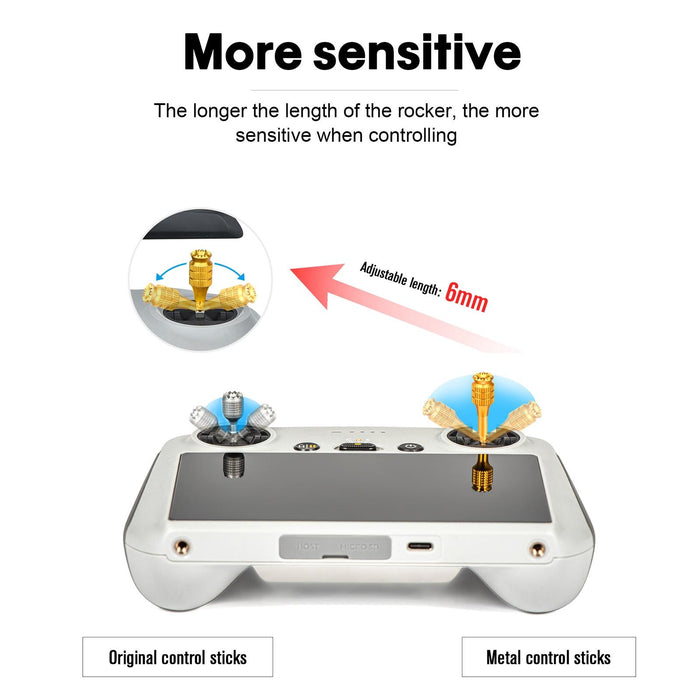 Pair Heighten Retractable Adjustment Detachable Rocker