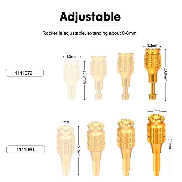 Pair Heighten Retractable Adjustment Detachable Rocker