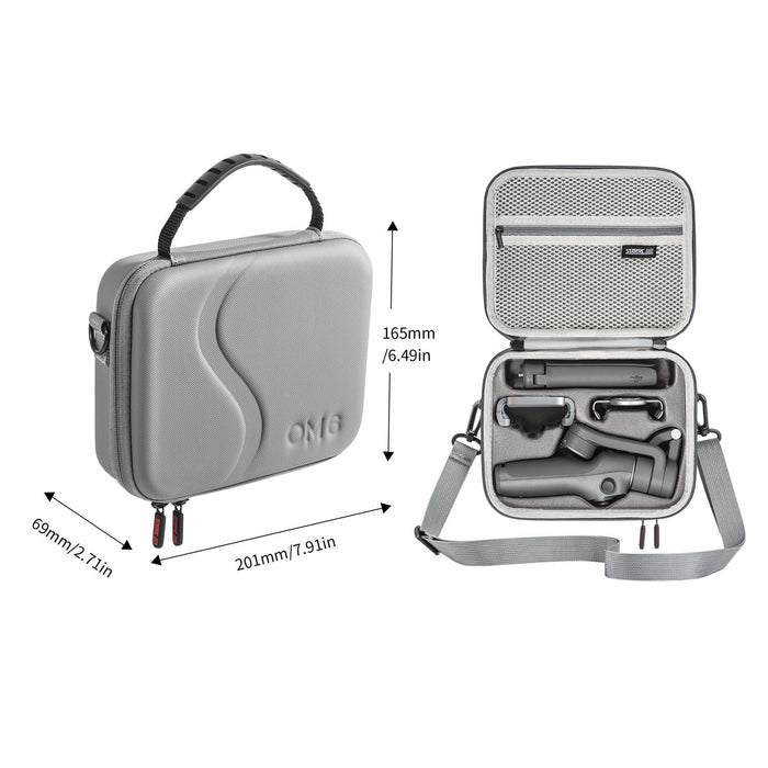 Portable Shockproof Waterproof Pu Case Bag For Dji Mobile 6