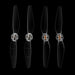 2-pack Low Noise Led Flash Propellers