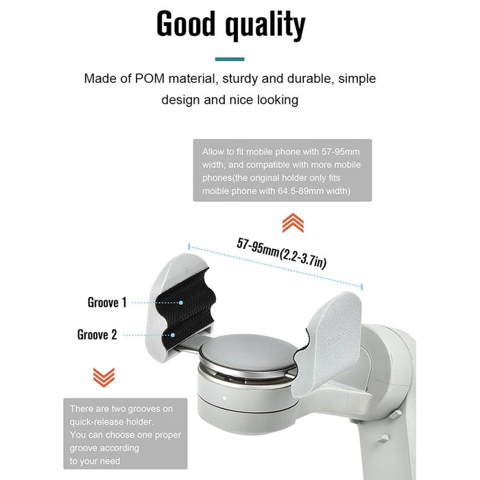 Dji Om4 Handheld Gimbal Quick Release Magnetic Buckle Clamp