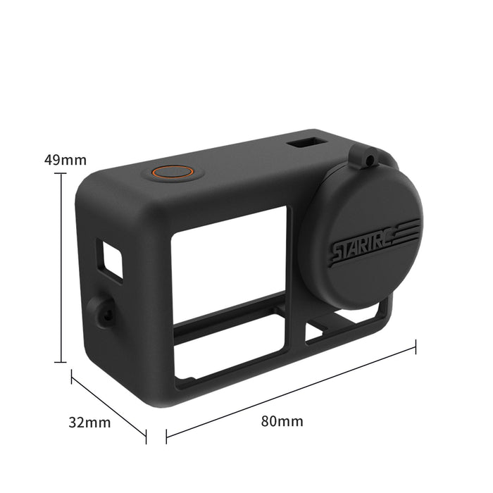Shockproof Silicone Case with Lens Cap and Strap for Dji