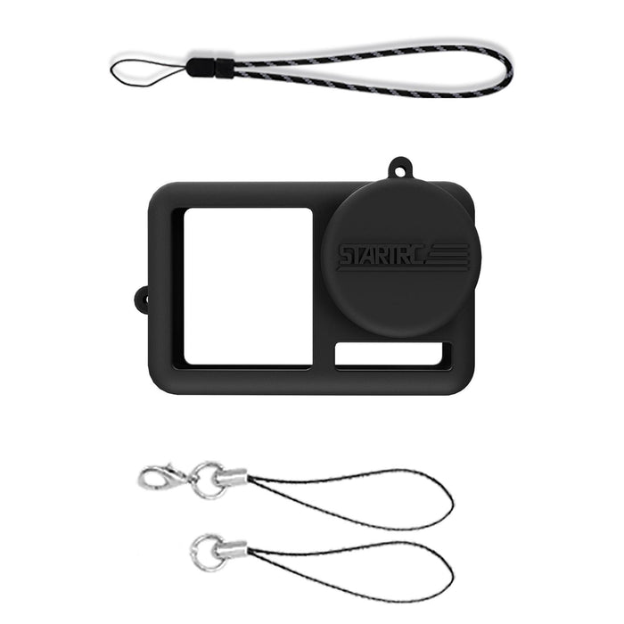 Shockproof Silicone Case with Lens Cap and Strap for Dji
