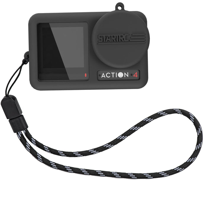 Shockproof Silicone Case with Lens Cap and Strap for Dji