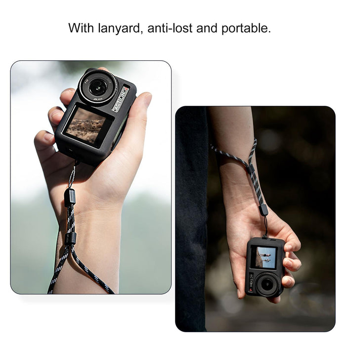 Shockproof Silicone Case with Lens Cap and Strap for Dji