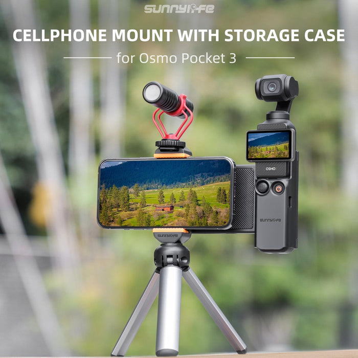 Expanded Phone Clamp Holder With Storage Case For Dji