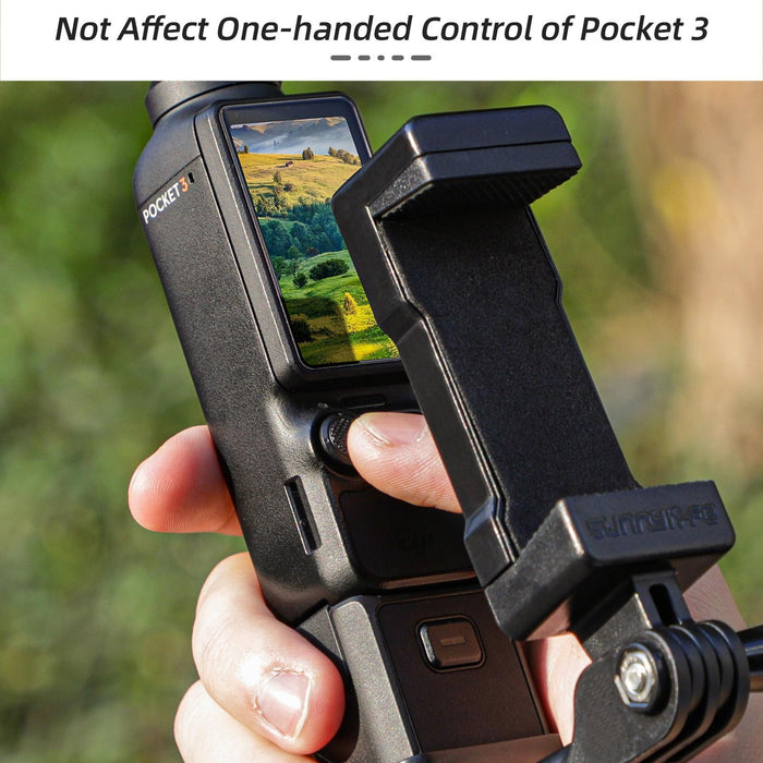 Handheld Tripod Expansion for Dji Pocket 3 - Front Phone