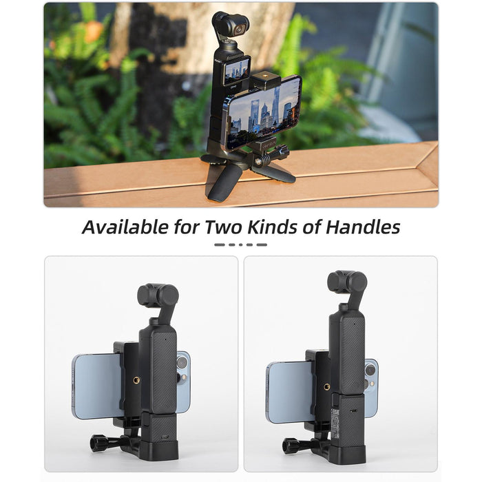 Handheld Tripod Expansion for Dji Pocket 3 - Front Phone