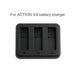 Tri-slot Charger for Dji Action Batteries