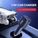 2 In 1 Battery And Remote Control Car Charger For Dji Mavic