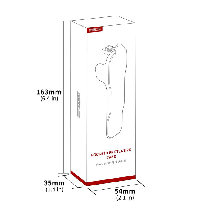 Osmo Pocket 3 Storage Case With Lanyard Black