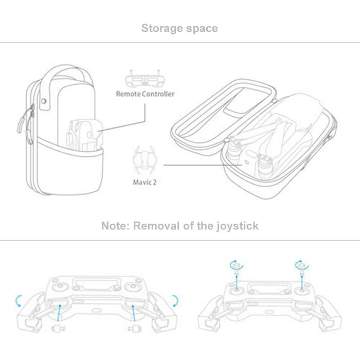 Mini Portable Storage Bag For Dji Mavic 2