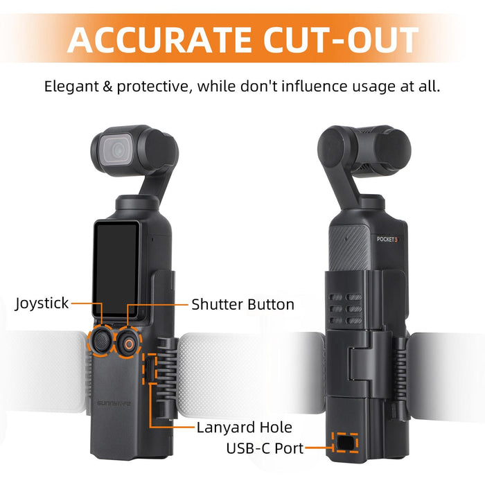 Zj756 Dual Phone Clamp Holder For Dji Pocket 3