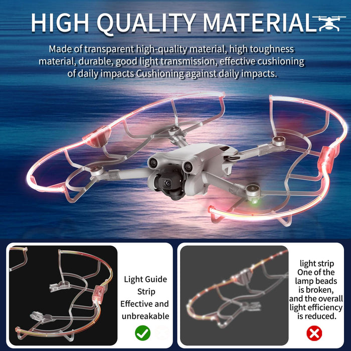 Drone Led Propeller Protective Guard Anti Collision Ring