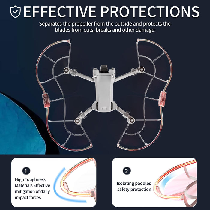 Drone Led Propeller Protective Guard Anti Collision Ring