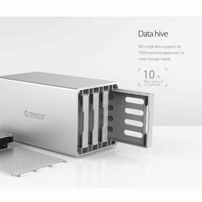 20tb Usb c Dual Bay Hdd/ssd Enclosure