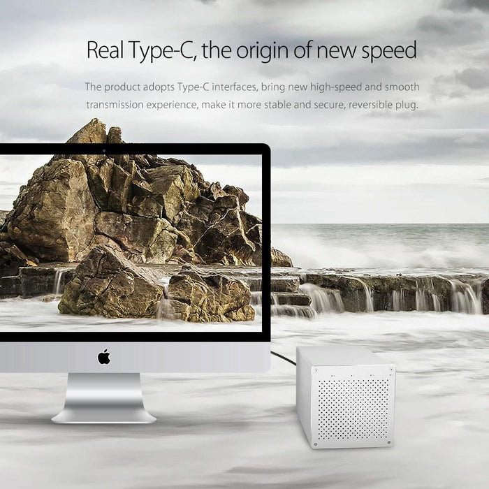 20tb Usb c Dual Bay Hdd/ssd Enclosure