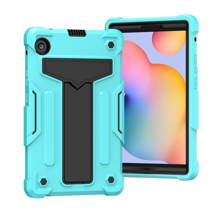 T-Shaped Bracket Contrast Colour Shockproof Pc + Silicone Protective Case