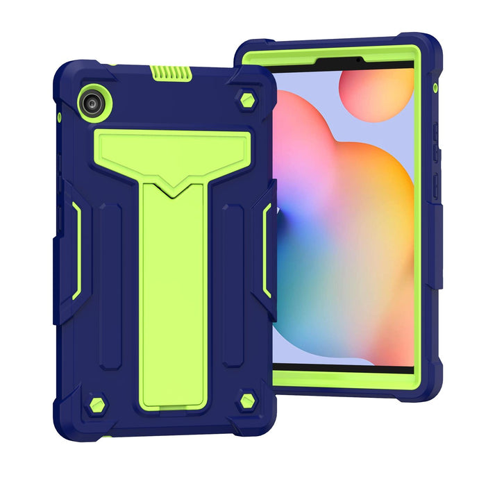 T-Shaped Bracket Contrast Colour Shockproof Pc + Silicone Protective Case