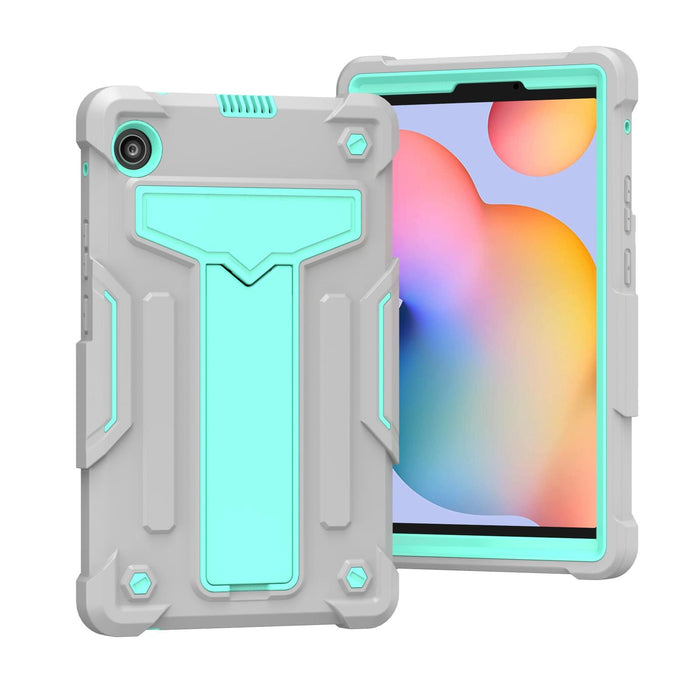 T-Shaped Bracket Contrast Colour Shockproof Pc + Silicone Protective Case