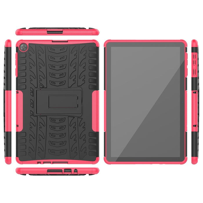 Tire Texture Shockproof Tpu+Pc Protective Case With Holder