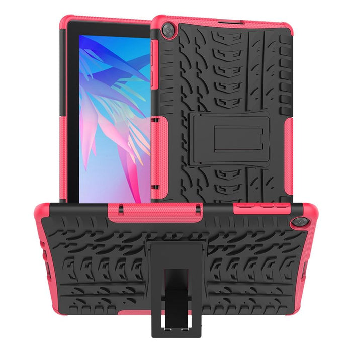 Tire Texture Shockproof Tpu+Pc Protective Case With Holder