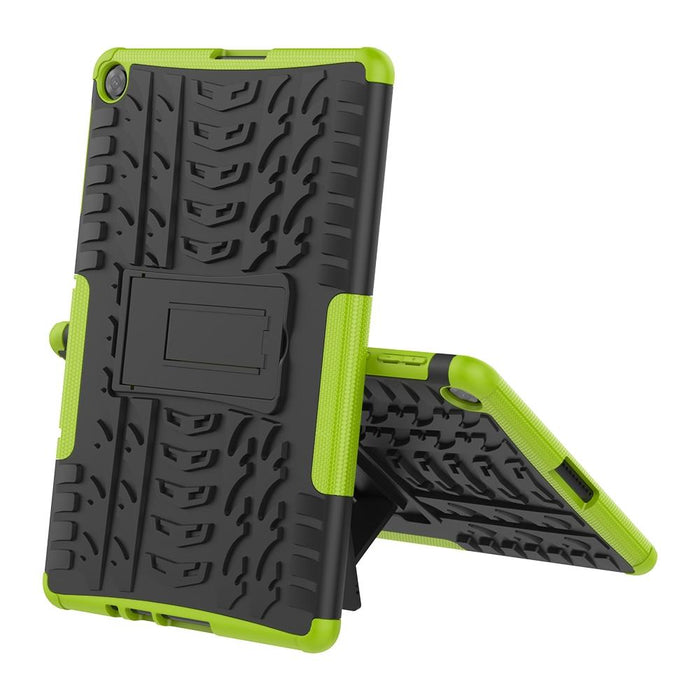 Tire Texture Shockproof Tpu+Pc Protective Case With Holder