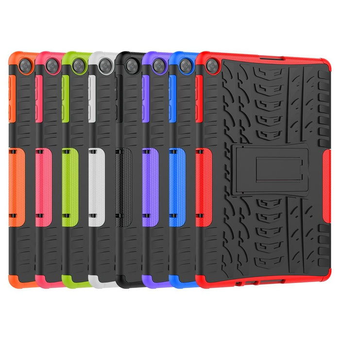 Tire Texture Shockproof Tpu+Pc Protective Case With Holder
