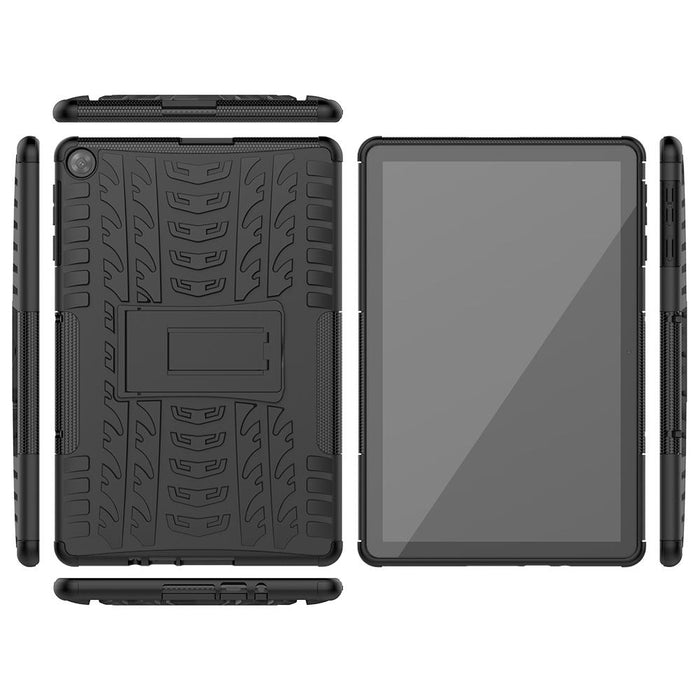 Tire Texture Shockproof Tpu+Pc Protective Case With Holder