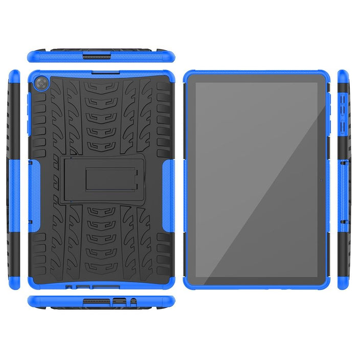 Tire Texture Shockproof Tpu+Pc Protective Case With Holder
