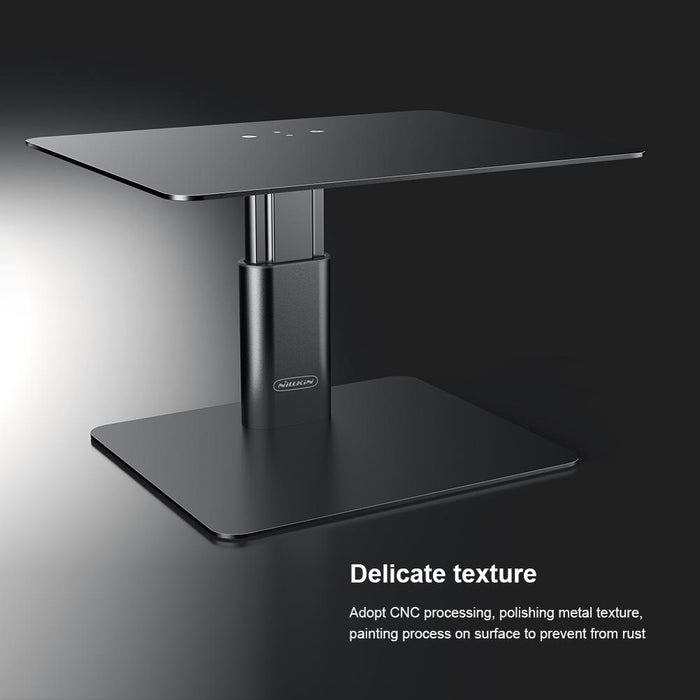 Adjustable High Desk Laptop Monitor Stand Holder Black