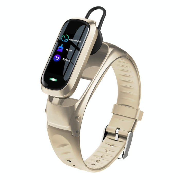 Smart Bracelet With Ai Voice Sleep & Heart Rate Monitoring Call Rejection