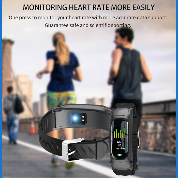 Smart Bracelet With Ai Voice Sleep & Heart Rate Monitoring Call Rejection