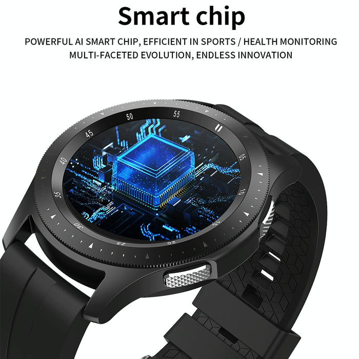 Touch Screen Ip67 Waterproof Smart Bracelet Blood Oxygen Bluetooth Call Heart Rate Steel Strap