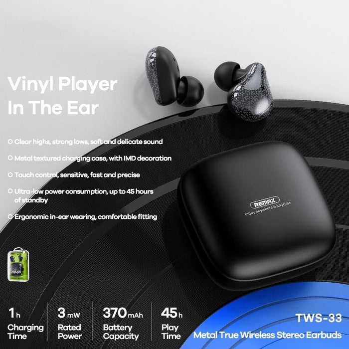 Tws-33 True Wireless Stereo Music Bluetooth 5.0 Earphone Green