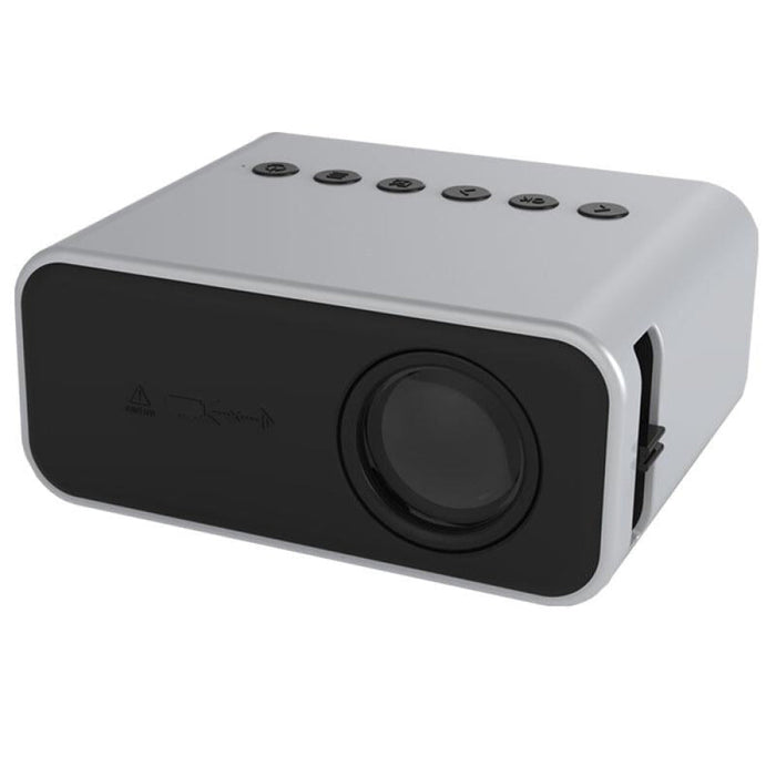 T500 1920X1080P 80 Lumens Portable Mini Home Theater Led Hd Digital Projector Without Remote Control & Adaptor