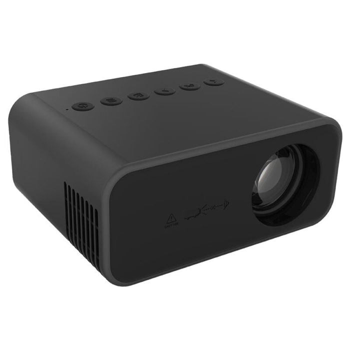 T500 1920X1080P 80 Lumens Portable Mini Home Theater Led Hd Digital Projector Without Remote Control & Adaptor