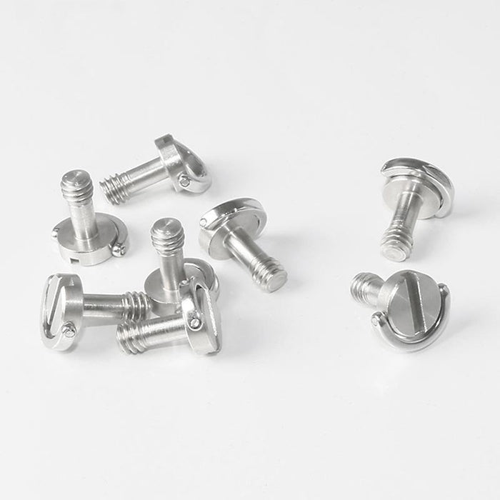 Ls095 2 Pcs D Ring Screws Camera Plate Mount 1/4 Inch Quick Release Screws