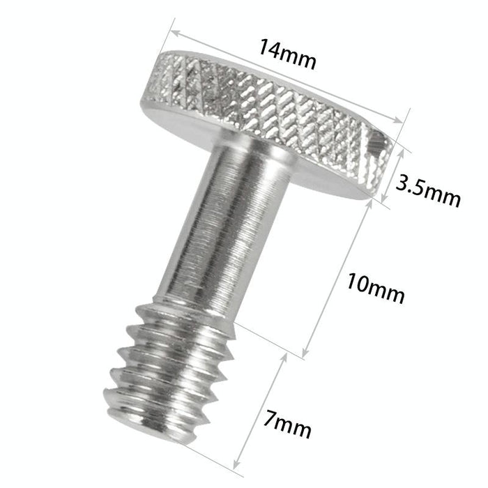 Ls005 2 Pcs 1/4 Inch Female Thread Screws Dslr Camera Mount Screws