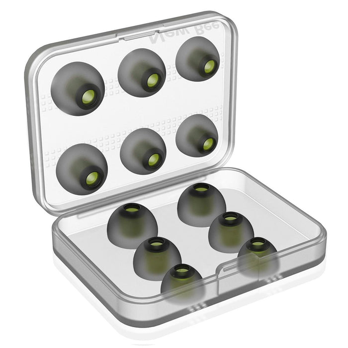 6 Pairs New Bee Nb-M1 In-Ear Silicone Ear Caps With Storage Box Suitable For 5Mm-7Mm Earphone Plugs